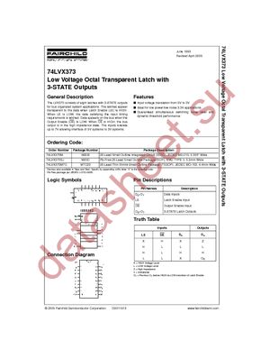 74LVX373SJ datasheet  